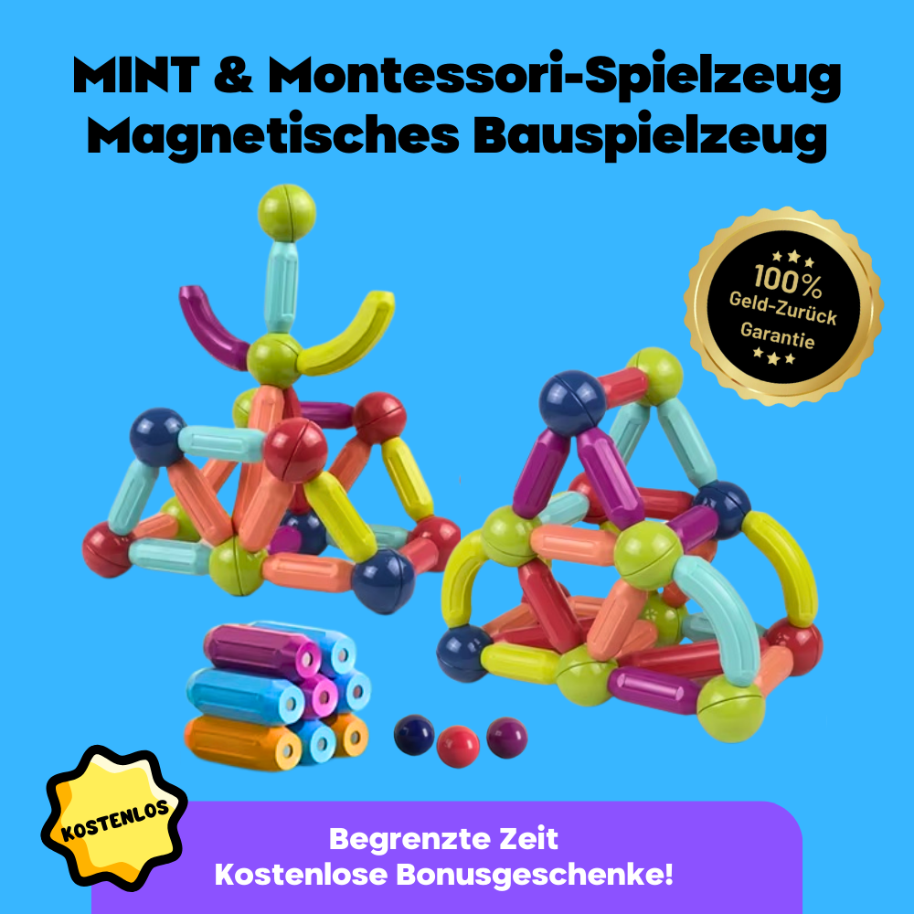 BauStäbchen™ - Magnetische Bauklötze