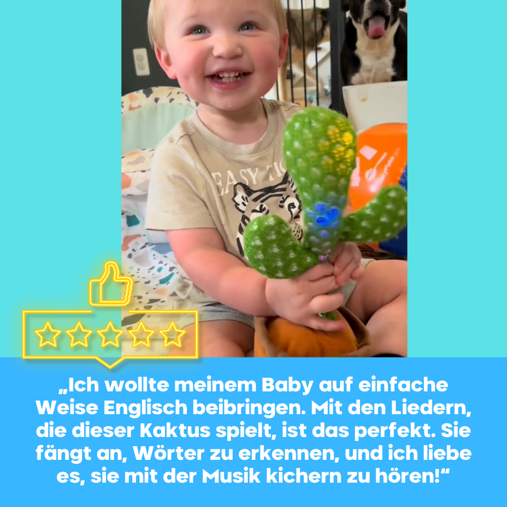 KaktusSchwoof™ - Tanzender Kaktus Babyspielzeug