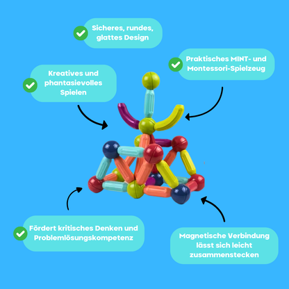 BauStäbchen™ - Magnetische Bauklötze