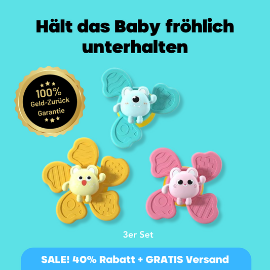 Drehwibbelein™ - Baby-Sensorik-Spinner-Spielzeug